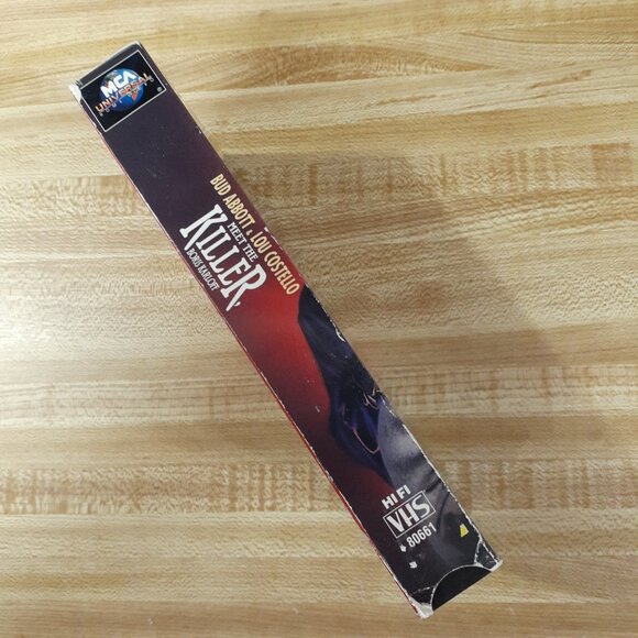 Abbott & Costello Meet the Killer 1949 Boris Karloff VHS Horror Comedy VTG Retro - Picture 4 of 8